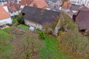 Hinteransicht Stallungen