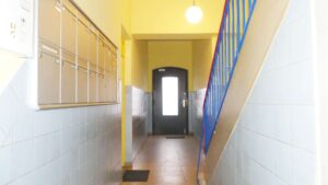 Treppenhaus Briefkästen