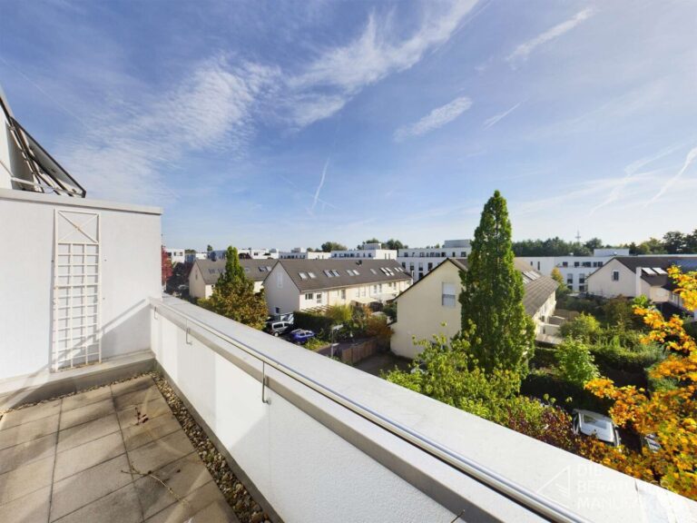 Ausblick von der Dachterrasse