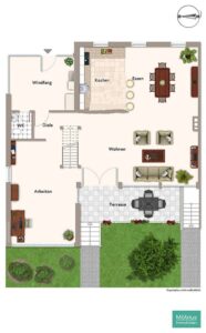 Erdgeschoss Grundriss