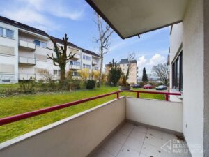 Balkon beim Wohnzimmer