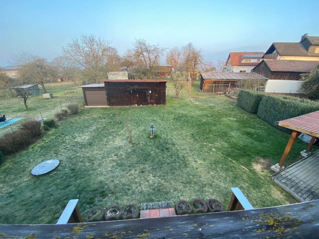 Blick auf den Garten